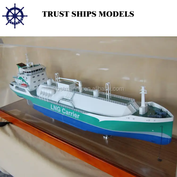 LNG Träger Miniatur Schiff Skala Modell