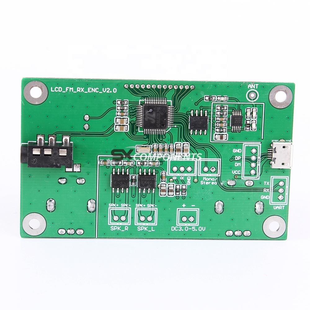 Modulo ricevitore radio FM modulazione frequenza microfono