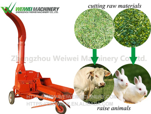 Weiwei Chaffcutter 9ZP-10 Lớn 10T Thức Ăn Hỗ Trợ Máy Cắt Cỏ Ủ Chua Máy Kéo Động Cơ Diesel - Product Image 3