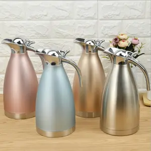 2L 68OZ Chất Lượng Hàng Đầu Tĩnh Nhiệt Độc Đáo Sang Trọng Chất Lượng Hàng Đầu Thermos Refill Đổ Qua Coffee Pot Ấm Đun Nước Màu Đen