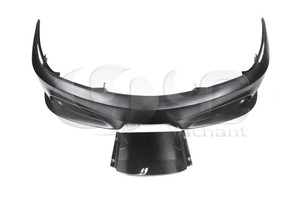 Parte de parachoques delantero de fibra de carbono apto para 2004-2009 <span class=keywords><strong>F430</strong></span> Coupe <span class=keywords><strong>Spider</strong></span> 16M conversión estilo <span class=keywords><strong>Scuderia</strong></span> parachoques delantero - Product Image 2