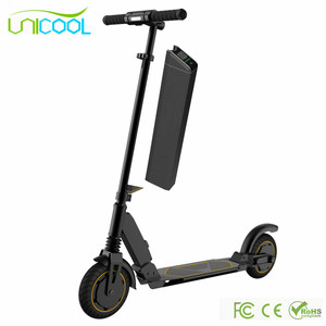 2018 batería se puede sacar 8 pulgadas ruedas plegable scooter eléctrico con pantalla LCD - Product Image 1