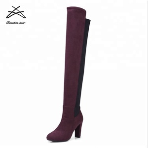 Le ultime scarpe da <span class=keywords><strong>donna</strong></span> di Design fantasia tacchi a blocchi Stock <span class=keywords><strong>stivali</strong></span> invernali a <span class=keywords><strong>basso</strong></span> prezzo da <span class=keywords><strong>donna</strong></span> - Product Image 3