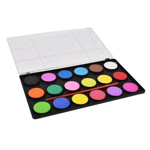Ensemble de peinture à l'<span class=keywords><strong>aquarelle</strong></span> pour enfants avec pinceaux en plastique et papier, médium de peinture, capacité de 5 ml - Product Image 5