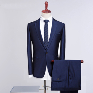 <span class=keywords><strong>Traje</strong></span> <span class=keywords><strong>Azul</strong></span> Rey de <span class=keywords><strong>Tres</strong></span> <span class=keywords><strong>Piezas</strong></span> para Hombre, Diseño Nuevo de Fabricantes OEM - Product Image 3