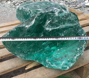 Rocce in Vetro Float Colorato Decorativo Economico per Gabbioni e Paesaggistica Esterna, Ecologico, Durevole e Impermeabile - Product Image 4