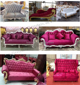 無垢材2人掛けソファ 結婚式用家具 - Product Image 6