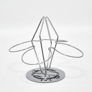 Estante de exhibición de aperitivos de 6 piezas con base redonda giratoria moderna - Product Image 6