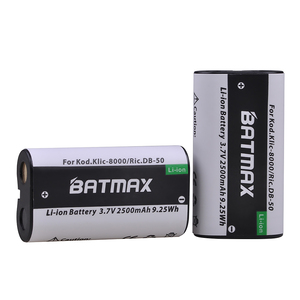 Batmax 2500mAh KLIC-8000 KLIC8000 DB50 <span class=keywords><strong>DB</strong></span>-<span class=keywords><strong>50</strong></span> بطارية الكاميرا ل Kodak Easyshare ZxD Z612 Z712 Z812 Z1085 Z1015 Z1012 Z1485 - Product Image 5