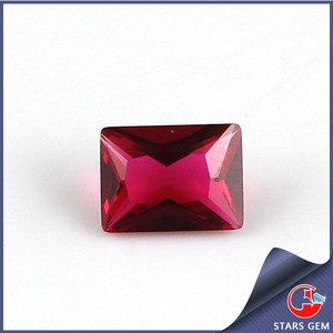 bông hồng đỏ hình chữ nhật tổng hợp đá quý cho chiếc nhẫn <span class=keywords><strong>ruby</strong></span> giá <span class=keywords><strong>ruby</strong></span> tăng - Product Image 2