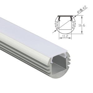 Căng Trần Led Alu Hồ Sơ Tròn Nhôm <span class=keywords><strong>U</strong></span> Kênh Cho Led Strip Tủ Quần Áo Xử Lý Cảm Biến Ánh Sáng - Product Image 1