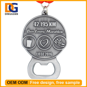 <span class=keywords><strong>Todos</strong></span> <span class=keywords><strong>los</strong></span> tipos de honor amante de la cerveza de botella deportes medalla - Product Image 1