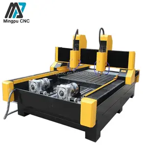 MP-1218 Tombstone/Bia Mộ/Bia Mộ/Tượng Đài Đa Head Đá Làm Việc 3d Cnc Router