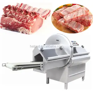 Frozen meat slicer machine