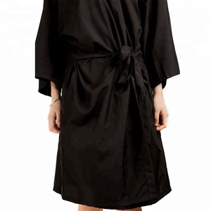 <span class=keywords><strong>Bata</strong></span> de Barbería, Kimono de Poliéster <span class=keywords><strong>para</strong></span> Salón de Belleza, <span class=keywords><strong>Bata</strong></span> de Peluquería con Correa en la Cintura - Product Image 6
