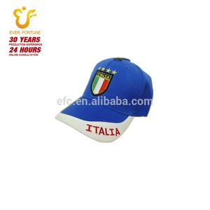 Bán Buôn Thiết Kế Logo Của Bạn Thể Thao Giá Rẻ Snapback Baseball Cap OEM Hat Ý Người Hâm Mộ Bóng Đá Hat