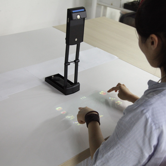 Portable Interactive Pico Projector Module, Laser Image Calibration Technology
