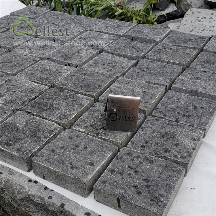 Топ разделение для среза краев черный базальтоволокна повышенной прочности куб камень для дорожки тротуарной плитки