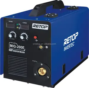 cheap and high quality MIG-200E hf igbt inverter gas gasless mig welder with CE