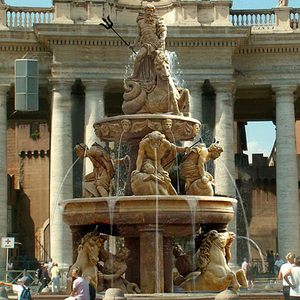 Decorazione del <span class=keywords><strong>giardino</strong></span> all'aperto pietra naturale antica donna e statua di leone fontana d'acqua fontana di marmo di pietra antica prezzi - Product Image 5