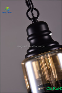 Industriales De Hierro de <span class=keywords><strong>la</strong></span> vendimia de Cáñamo <span class=keywords><strong>cuerda</strong></span> Colgante de luz <span class=keywords><strong>Restaurante</strong></span> Lámpara Colgante Decorativo - Product Image 5
