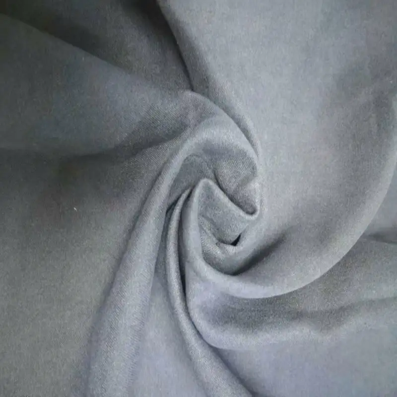 Suzhou meidao suede fabric in 100% polyester sofa fabric suede fabric upholstery for dress car mattress garment