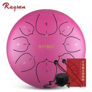 Tambour à langue en acier de 10 pouces, 8 notes, échelle pentatonique, tambour <span class=keywords><strong>handpan</strong></span> pour adultes et enfants - Product Image 3