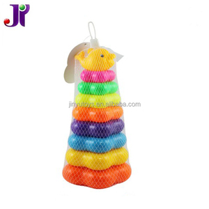 <strong>Kids</strong> Educational Toys Colorful Circle Stacker Toys <strong>Plastic</strong> <strong>Ring</strong> Stacking Toys