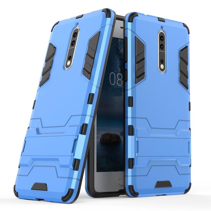 Wholesale in Hybrid Armor PC TPU Kickstand Case for Nokia X6