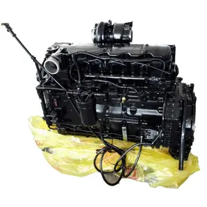 дизельный двигатель черный Suppliers-Подлинный дизельный двигатель QSB6.7, двигатели для строительной техники