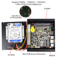 Mini routeur PC VPN 6 LAN avec serveur Linux Pfsense Intel Core I3 8130u-Appareil de pare-feu Minipc en stock
