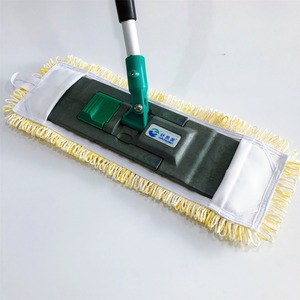 2023 Chất lượng cao 4 màu phẳng sàn sợi nhỏ lau bông lau với túi - Product Image 5