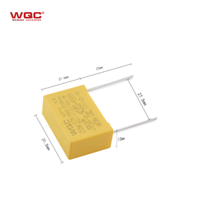 Kit de Condensador de película tipo AC <span class=keywords><strong>X2</strong></span>, caja amarilla, 225k, 250v, mkp, 2uf, k, 275vac, <span class=keywords><strong>mpx</strong></span>, 300v, condensadores electróticos de poliéster de polipropileno, 310 - Product Image 2