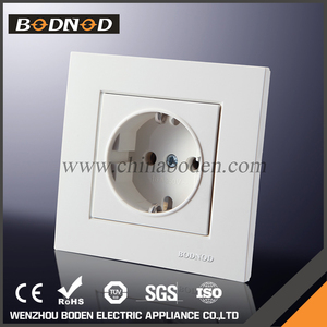 Nuevo estilo nuevo diseño interruptor de pared y el zócalo, <span class=keywords><strong>Alemania</strong></span> toma de corriente y el interruptor, 2 tomas PIN - Product Image 2