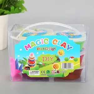 2019 moda cor do estilo personalizado criança ecológico delicado brinquedo DIY lama