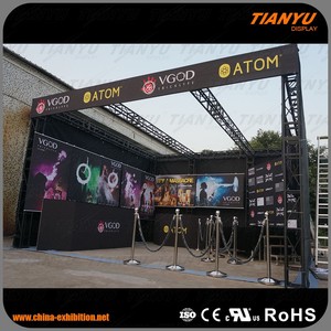 Tianyu <span class=keywords><strong>stand</strong></span> de treillis en aluminium pour <span class=keywords><strong>Dj</strong></span>, taille personnalisée, système de treillis d'éclairage pour exposition de salon publicitaire, prix bon marché - Product Image 6