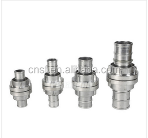 Conector de manguera de acoplamiento rápido tipo Storz, <span class=keywords><strong>1</strong></span>-10 pulgadas, plano, hidráulico, plano, Alu, latón, fuego de agua - Product Image 5