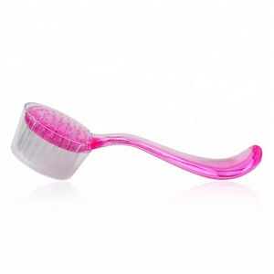 Venta caliente <span class=keywords><strong>precio</strong></span> de fábrica de plástico mango largo de cabeza redonda de <span class=keywords><strong>uñas</strong></span> de manicura cepillo limpiador profesional de alta calidad de cuidado de <span class=keywords><strong>uñas</strong></span> cepillo - Product Image 5