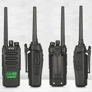 Talkie-walkie 15W UHF, support très puissant, 99 canaux, meilleur vente pour la sécurité, livraison gratuite