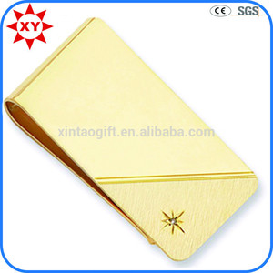 De encargo del oro clips para billetes con <span class=keywords><strong>el</strong></span> logotipo de su TradeManager proveedor - Product Image 1