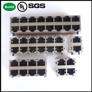 2X8 Multi-port Rj45 Réseau Connecteur Bouclier 8Pin Modulaire Prise EMI - Product Image 4