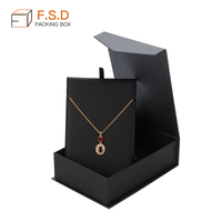 FSD — boîte d'emballage à rabat de luxe, logo en papier personnalisé imprimé, boîte à bijoux, nouveau design, vente en gros