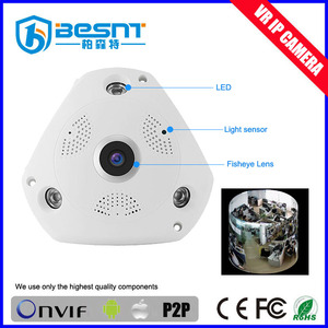 Besnt nouveau produit 360 Fisheye <span class=keywords><strong>VR</strong></span> <span class=keywords><strong>CAM</strong></span> 1.3 mégapixels panoramique ip <span class=keywords><strong>cam</strong></span>éras BS-VR360M - Product Image 1