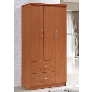 ตู้เสื้อผ้าติดผนังไม้สไตล์โมเดิร์นพร้อมลิ้นชักสำหรับห้องนอน - Product Image 3