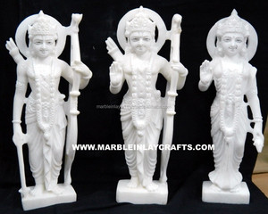 Statue de Ram Parivar en marbre - Product Image 1