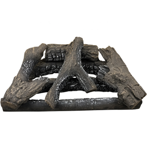 Chimenea Registro de gas <span class=keywords><strong>leña</strong></span> troncos chimenea insertar troncos - Product Image 1