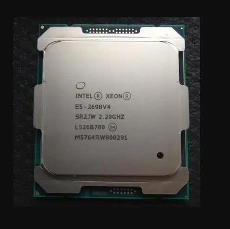 โปรเซสเซอร์ Intel XEON 20 CORE E5-2698V4 2.2GHZ 50MB แคชอัจฉริยะ9.6 GT/S QPI TDP 135W โปรเซสเซอร์