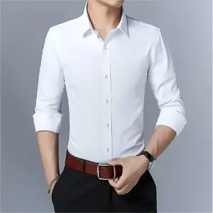 2019 New custom fashionable Design formal senior business Men dress Shirt