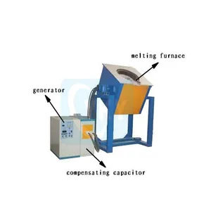 Energy saving tilting Induction brass Melting Furnace