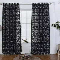 Rideau Jacquard en tissu pour homme, rideaux transparents faits en chine, tissu noir/europe